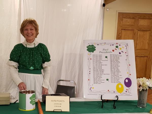 Eileen with List of Past Presidents